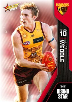2023 Select Hilites & Rising Star AFL #SRS10 Josh Weddle Front